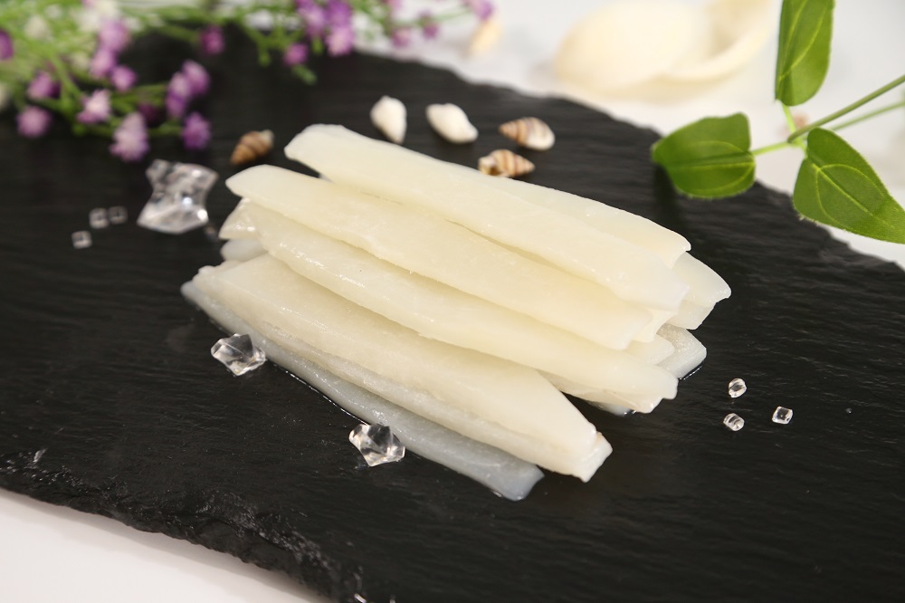 Frozen squid strips IQF 